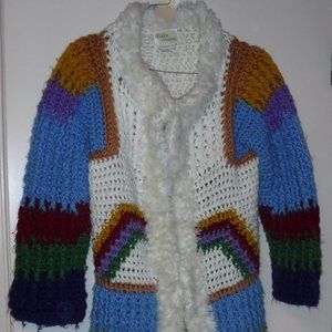 Woman''s knitted sweater jacket.
